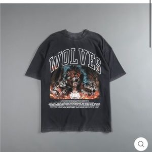 Darc Sport Cerberus Premium Oversized Tee in Vintage Grey